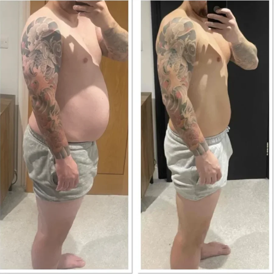 Client transformation, before and after